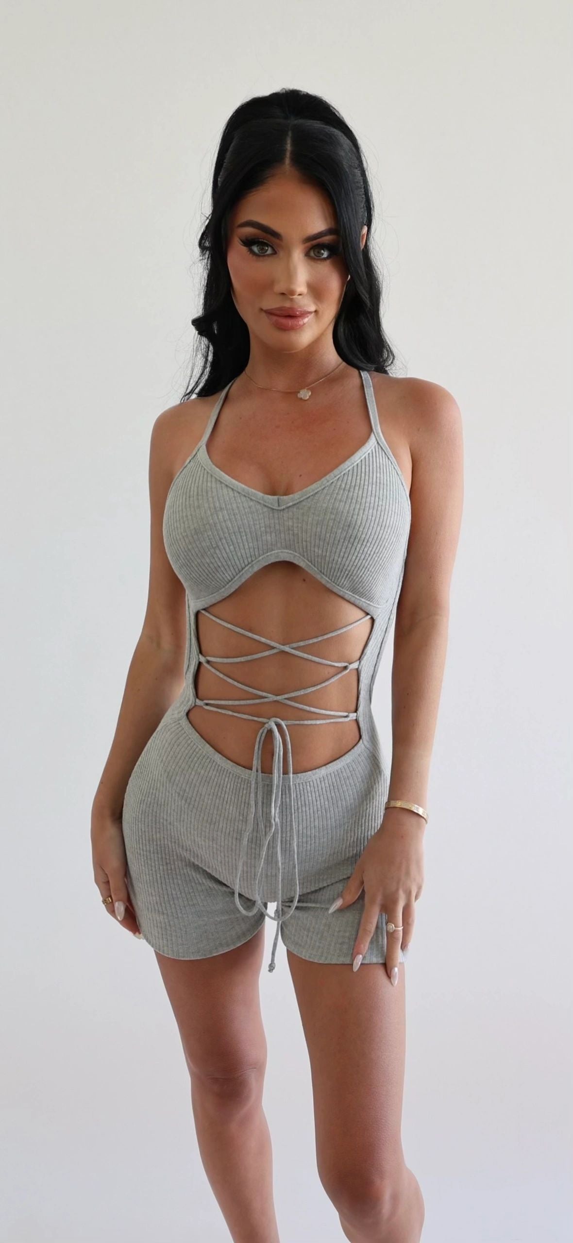 Grey Chill Romper